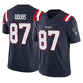 Kooe NE.Patriots #87 Romeo Doubs Player Navy Limited Vapor F.U.S.E. Home Game Stitched Jerseys