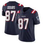 Kooe NE.Patriots #87 Romeo Doubs Player Navy Vapor Untouchable Home Game Stitched Jerseys