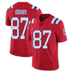 Kooe NE.Patriots #87 Romeo Doubs Player Red Vapor Untouchable Home Game Stitched Jerseys
