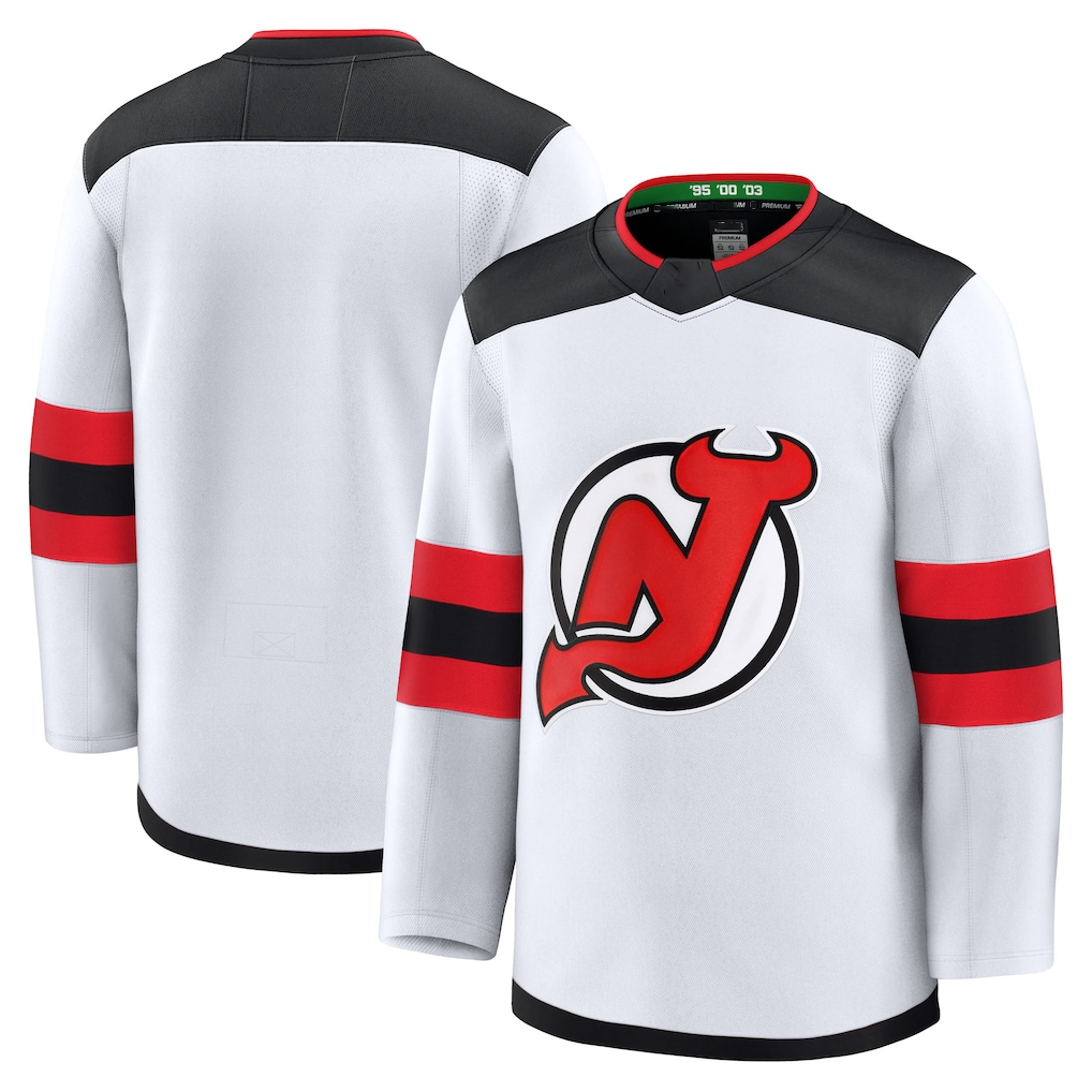 Kooe N.Jersey Devils White Away Premium Jerseys