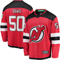 Kooe N.Jersey Devils #50 Nico Daws Red Home Breakaway Player Jerseys