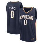 Kooe NO.Pelicans #0 Jeremiah Fears Navy Fast Break Replica Stitched Jerseys- Icon Edition