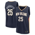 Kooe NO.Pelicans #25 Trey Murphy III Navy Fast Break Replica Stitched Jerseys- Icon Edition
