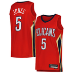 Kooe NO.Pelicans #5 Herbert Jones Red Swingman Stitched Jerseys- Statement Edition
