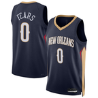 Kooe NO.Pelicans #0 Jeremiah Fears Navy Swingman Stitched Jerseys- Icon Edition