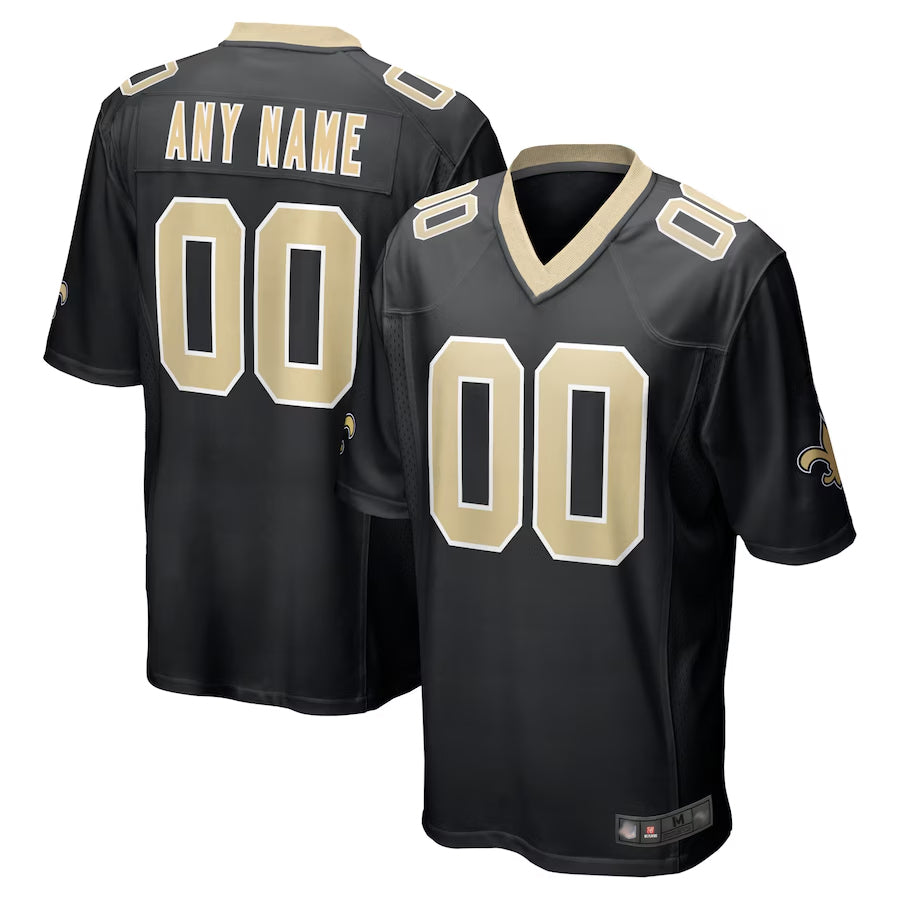 Kooe Custom NO.Saints Home Replica Game Stitched Jerseys