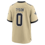 Kooe NO.Saints #0 Jordyn Tyson Gold 2026 Draft First Round Pick No. 8 Alternate Game Stitched Jerseys