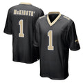 Kooe NO.Saints #1 Kool-Aid McKinstry Player Black Home Game Stitched Jerseys