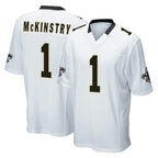 Kooe NO.Saints #1 Kool-Aid McKinstry Player White Home Game Stitched Jerseys
