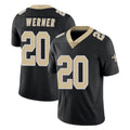 Kooe NO.Saints #20 Pete Werner Player Black Limited Vapor Untouchable Home Game Stitched Jerseys
