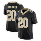 Kooe NO.Saints #20 Pete Werner Player Black Limited Vapor Untouchable Home Game Stitched Jerseys