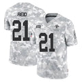 Kooe NO.Saints #21 Justin Reid Player Arctic Camo Salute To Service Limited Game Stitched Jerseys