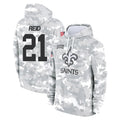 Kooe NO.Saints #21 Justin Reid Player Arctic Camo Salute to Service Pullover Hoodies Limited Game Stitched Jerseys