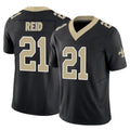 Kooe NO.Saints #21 Justin Reid Player Black Limited Vapor F.U.S.E. Home Game Stitched Jerseys