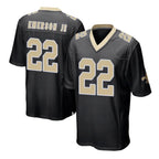 Kooe NO.Saints #22 Martin Emerson Jr. Player Black Home Game Stitched Jerseys