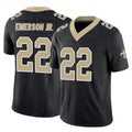 Kooe NO.Saints #22 Martin Emerson Jr. Player Black Limited Vapor F.U.S.E. Home Game Stitched Jerseys