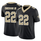 Kooe NO.Saints #22 Martin Emerson Jr. Player Black Limited Vapor F.U.S.E. Home Game Stitched Jerseys
