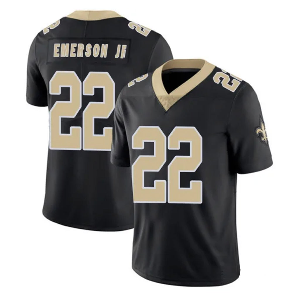 Kooe NO.Saints #22 Martin Emerson Jr. Player Black Limited Vapor Untouchable Home Game Stitched Jerseys