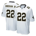 Kooe NO.Saints #22 Martin Emerson Jr. Player White Home Game Stitched Jerseys