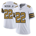 Kooe NO.Saints #22 Martin Emerson Jr. Player White Limited Color Rush Home Game Stitched Jerseys