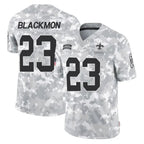 Kooe NO.Saints #23 Julian Blackmon Player Arctic Camo Salute To Service Limited Game Stitched Jerseys