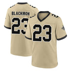 Kooe NO.Saints #23 Julian Blackmon Player Gold Home Game Stitched Jerseys