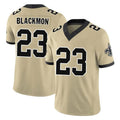Kooe NO.Saints #23 Julian Blackmon Player Gold Limited Vapor F.U.S.E. Home Game Stitched Jerseys