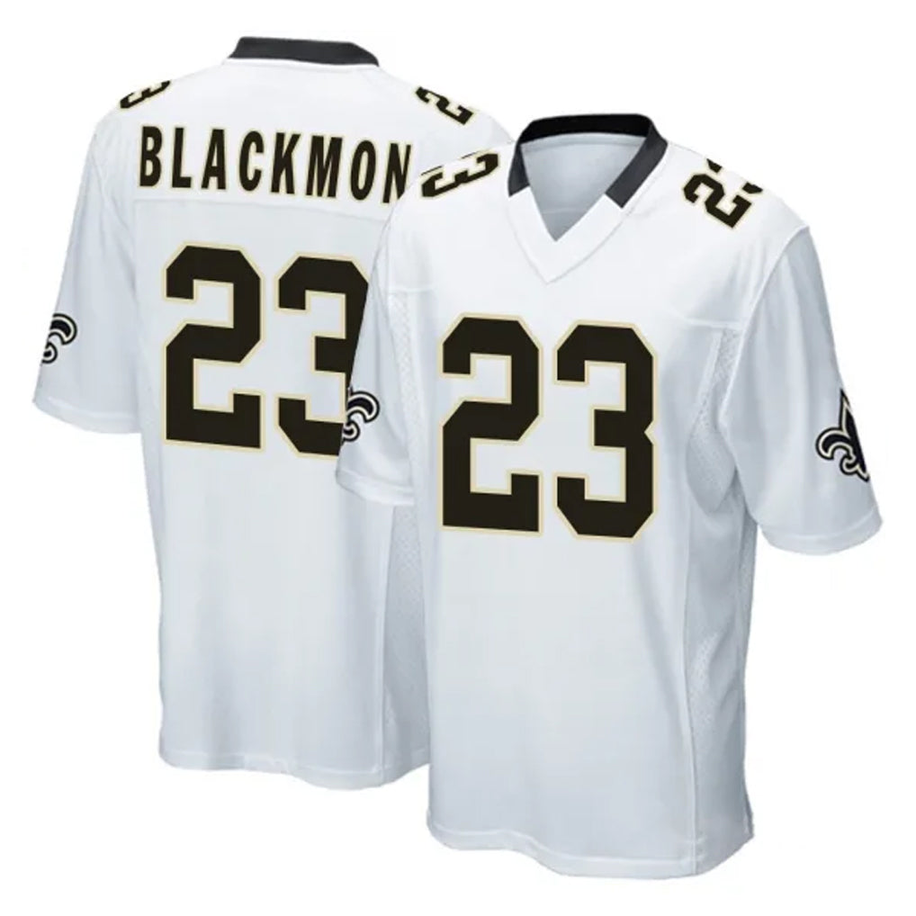 Kooe NO.Saints #23 Julian Blackmon Player White Home Game Stitched Jerseys