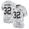 Kooe NO.Saints #32 Tyrann Mathieu Player Arctic Camo Salute to Service Limited Stitched Jerseys