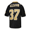 Kooe NO.Saints #37 Steve Gleason Mitchell & Ness Black Legacy Replica Jersey