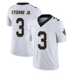 Kooe NO.Saints #3 Travis Etienne Jr. Player White Limited Vapor Untouchable Home Game Stitched Jerseys