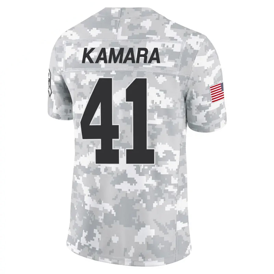 Kooe NO.Saints #41 Alvin Kamara Player Arctic Camo Salute to Service Limited Stitched Jerseys