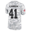 Kooe NO.Saints #41 Alvin Kamara Player Arctic Camo Salute to Service Limited Stitched Jerseys