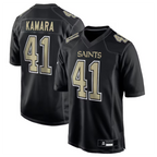 Kooe NO.Saints #41 Alvin Kamara Player Carbon Black Fashion Game Stitched Jerseys