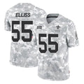 Kooe NO.Saints #55 Kaden Elliss Player Arctic Camo Salute To Service Limited Game Stitched Jerseys