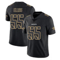 Kooe NO.Saints #55 Kaden Elliss Player Black Impact Limited Home Game Stitched Jerseys