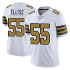 Kooe NO.Saints #55 Kaden Elliss Player White Limited Color Rush Home Game Stitched Jerseys