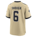 Kooe NO.Saints #6 Tyler Shough Gold Alternate Game Player Stitched Jerseys