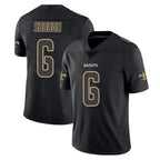 Kooe NO.Saints #6 Tyler Shough Player Black Impact Limited Home Game Stitched Jerseys