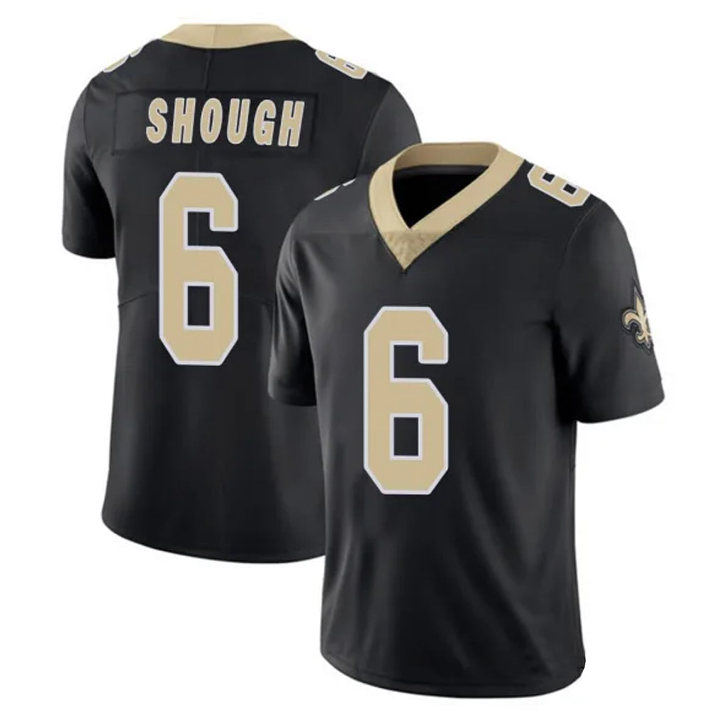 Kooe NO.Saints #6 Tyler Shough Player Black Limited Vapor Untouchable Home Game Stitched Jerseys