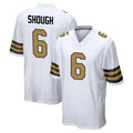 Kooe NO.Saints #6 Tyler Shough Player White Alternate Home Game Stitched Jerseys