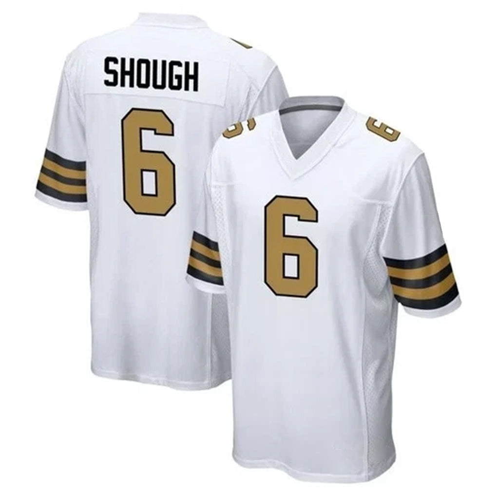 Kooe NO.Saints #6 Tyler Shough Player White Alternate Home Game Stitched Jerseys