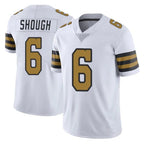 Kooe NO.Saints #6 Tyler Shough Player White Limited Color Rush Home Game Stitched Jerseys