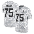 Kooe NO.Saints #75 Taliese Fuaga Player Arctic Camo Salute To Service Limited Game Stitched Jerseys