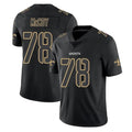 Kooe NO.Saints #78 Erik McCoy Player Black Impact Limited Home Game Stitched Jerseys