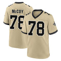 Kooe NO.Saints #78 Erik McCoy Player Gold Home Game Stitched Jerseys