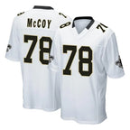 Kooe NO.Saints #78 Erik McCoy Player White Home Game Stitched Jerseys