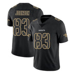 Kooe NO.Saints #83 Juwan Johnson Player Black Impact Limited Home Game Stitched Jerseys