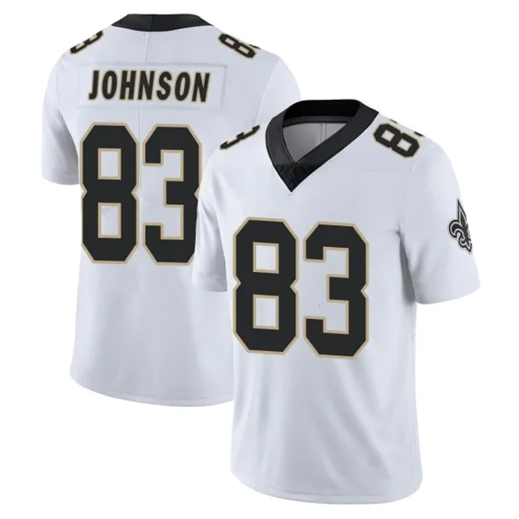 Kooe NO.Saints #83 Juwan Johnson Player White Limited Vapor Untouchable Home Game Stitched Jerseys