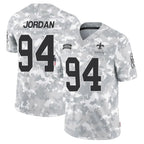 Kooe NO.Saints #94 Cameron Jordan Player Arctic Camo Salute to Service Limited Stitched Jerseys